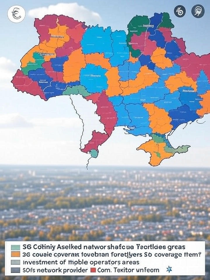 Мобільні мережі України 2025 - Покриття 5G
