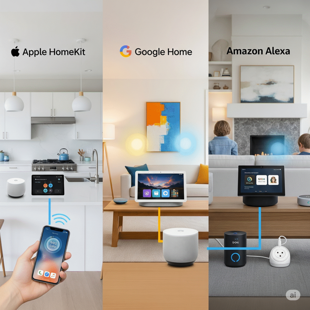 Порівняння екосистем розумного дому - Apple HomeKit vs Google Home vs Amazon Alexa