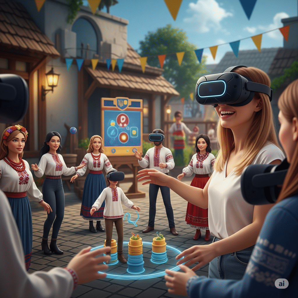 Соціальні VR платформи та розваги в Україні - Віртуальне спілкування