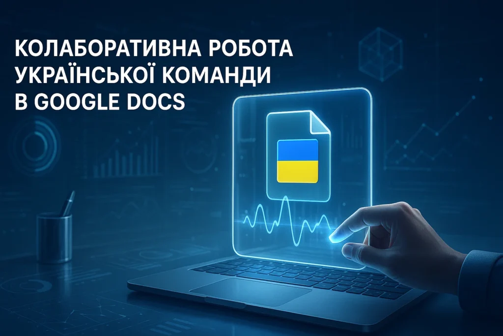 Спільна робота над документами в Google Workspace - Програми для віддаленої роботи в Україні