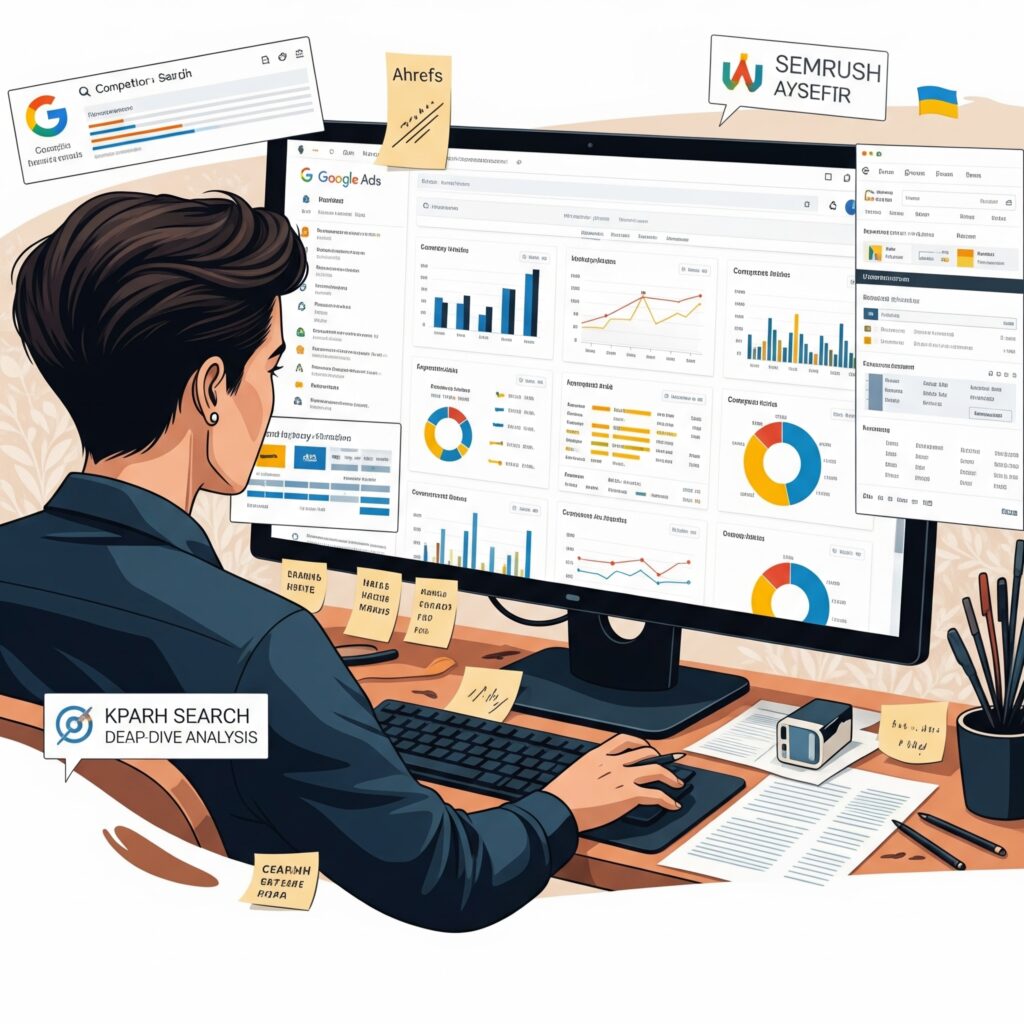 Аналіз конкурентів в Google Ads для українського ринку - Інструменти дослідження