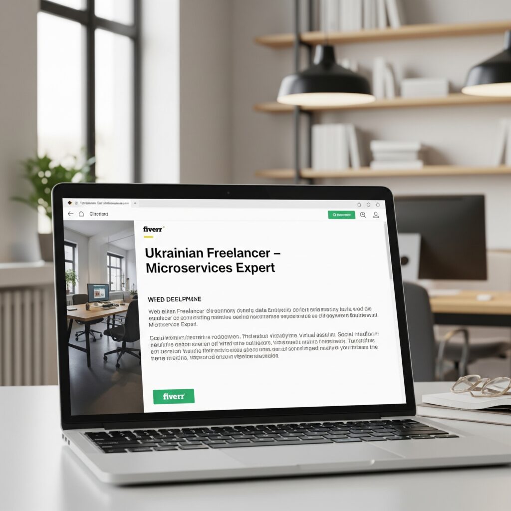 Створення гігу на Fiverr для українських фрилансерів - мікросервіси онлайн