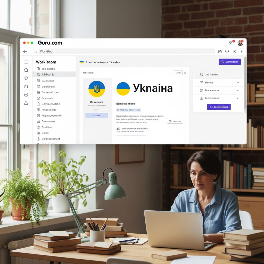 WorkRoom система на Guru.com для українських фрилансерів - віддалена робота
