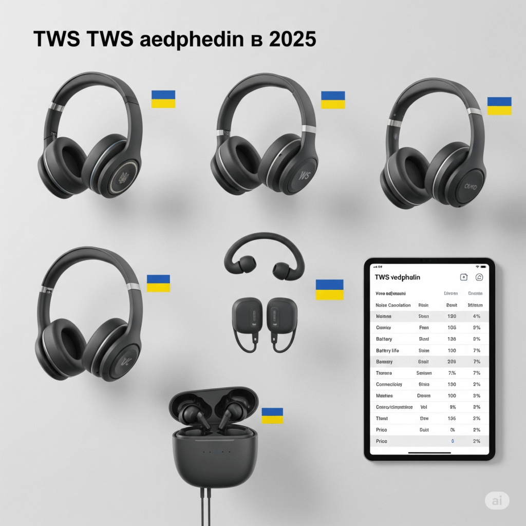 Лучшие TWS-наушники 2025 года для Украины - сравнение моделей
