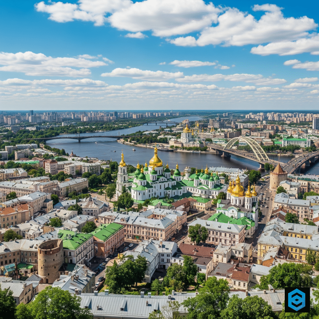 Мальовничий вид на українське місто для вікенд-подорожі - Топ міста України