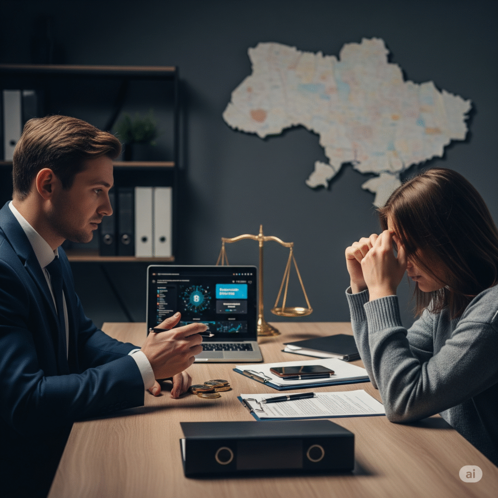 Восстановление после криптовалютного мошенничества в Украине — Юридическая помощь