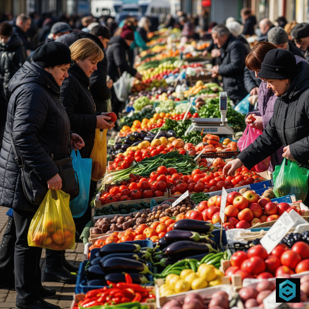 Сезонні овочі та фрукти на українському ринку - економія на продуктах