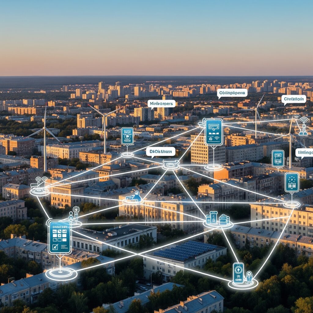 Розумна енергетична мережа в українському місті - Цифровізація 2025
