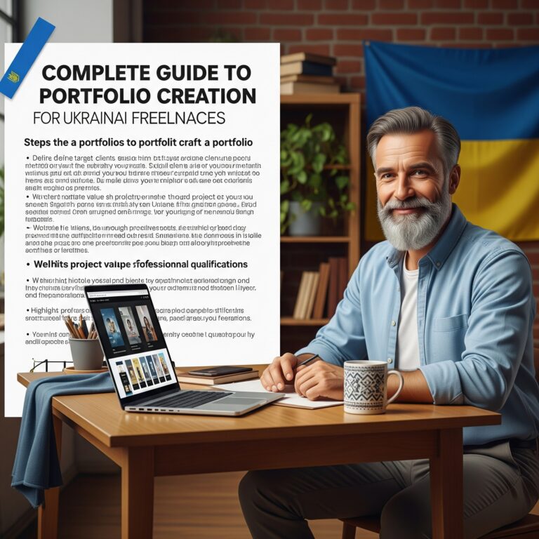 Детальніше про статтю Як скласти портфоліо для фрилансера: Повний гід для українських спеціалістів