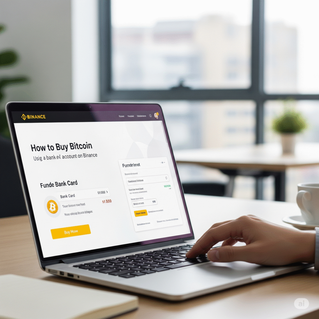 Поповнення рахунку на Binance банківською карткою - Покупка біткойна