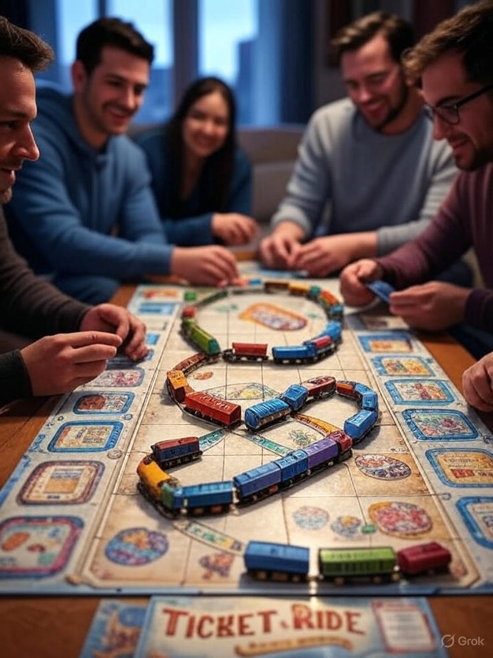 Ticket to Ride настільна гра з поїздами - топ ігор для друзів