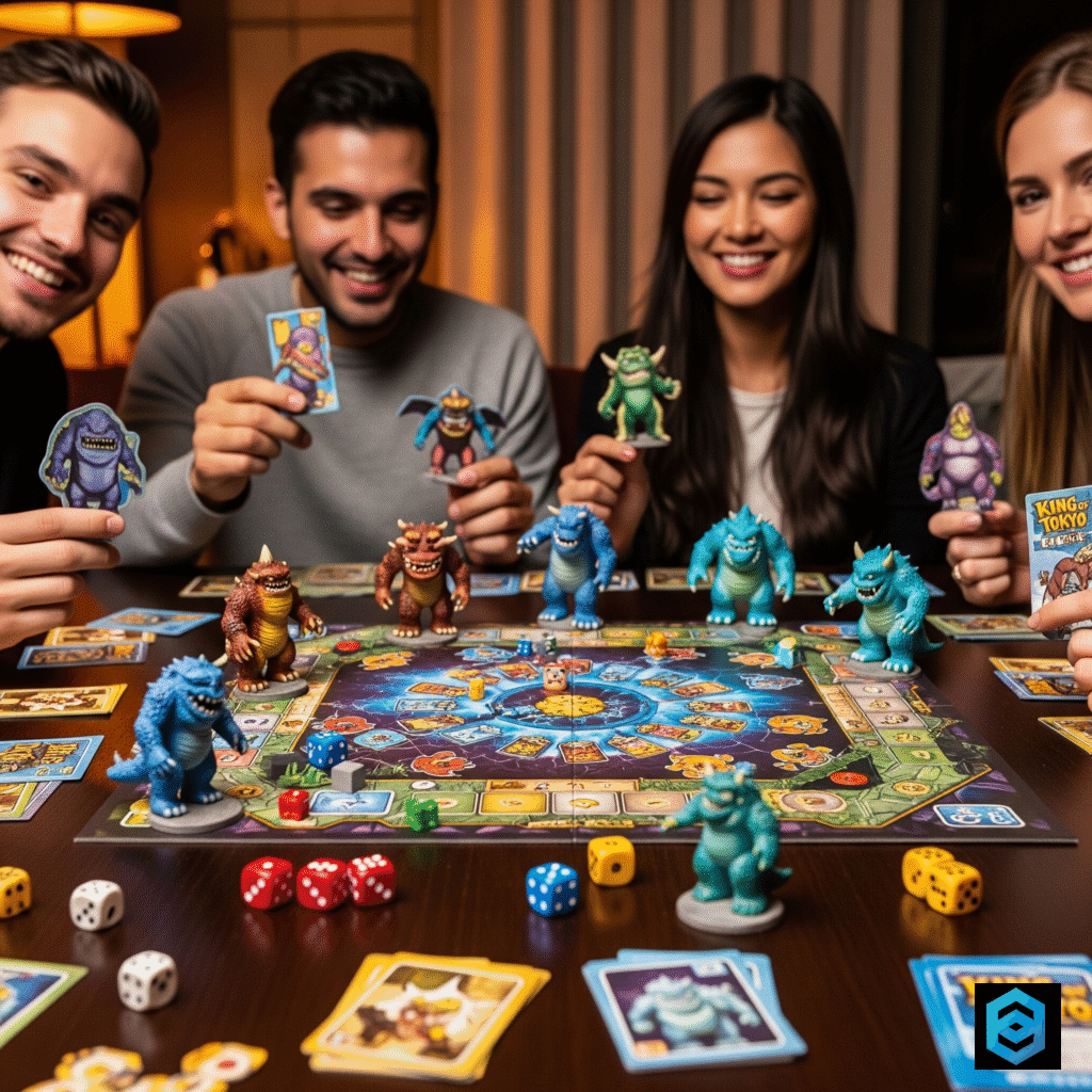 King of Tokyo гра з монстрами - веселі настільні ігри для компанії