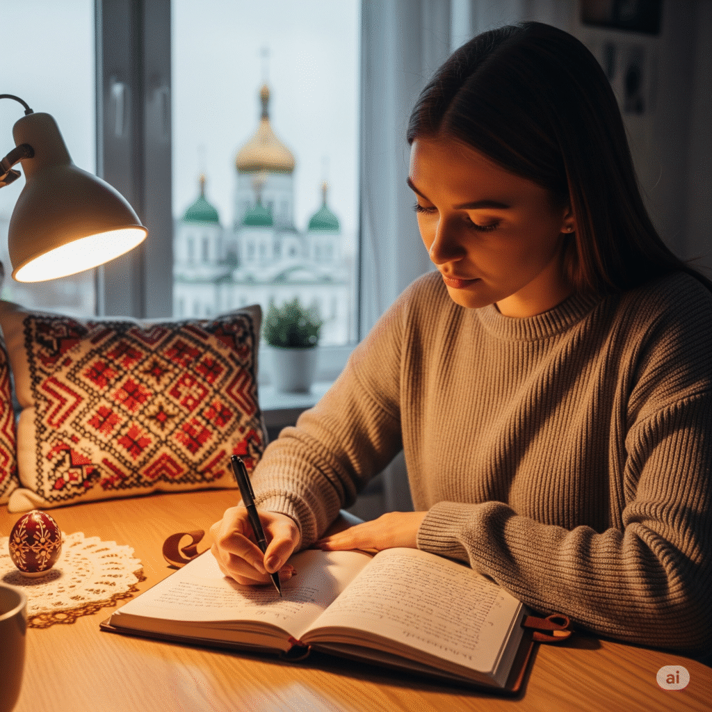 Українець веде щоденник самоаналізу та рефлексії для особистісного зростання