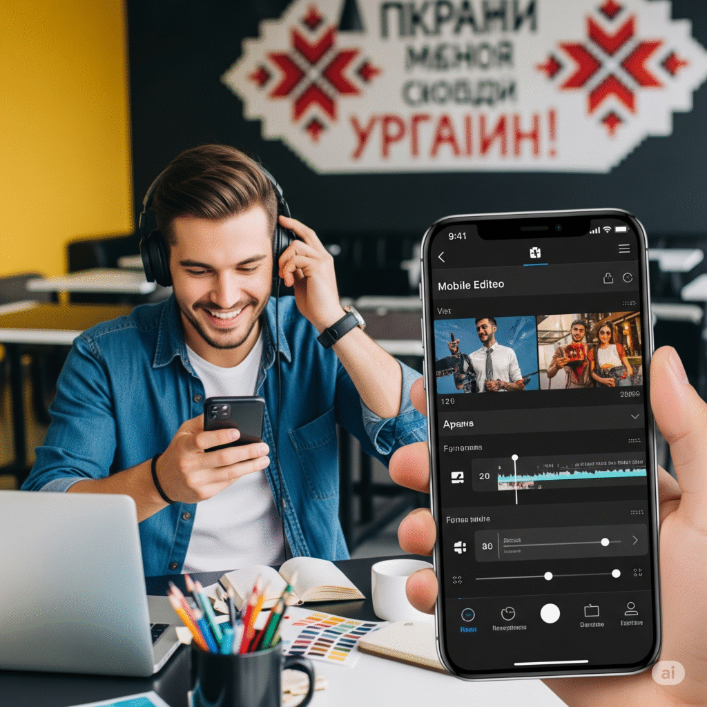 Мобильные видео редакторы для создания контента без навыков - Украина
