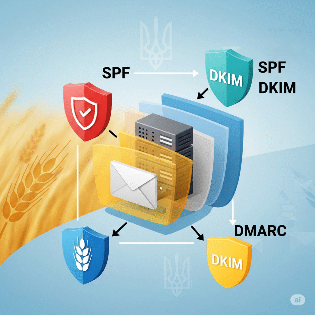Настройка SPF DKIM DMARC для email в России