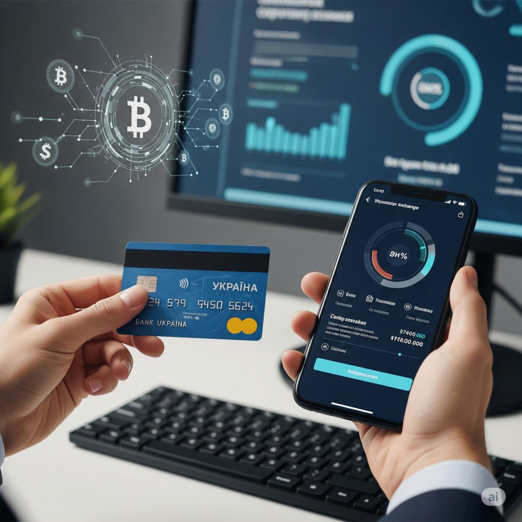 Виведення криптовалюти на українську банківську картку - Banking Guide