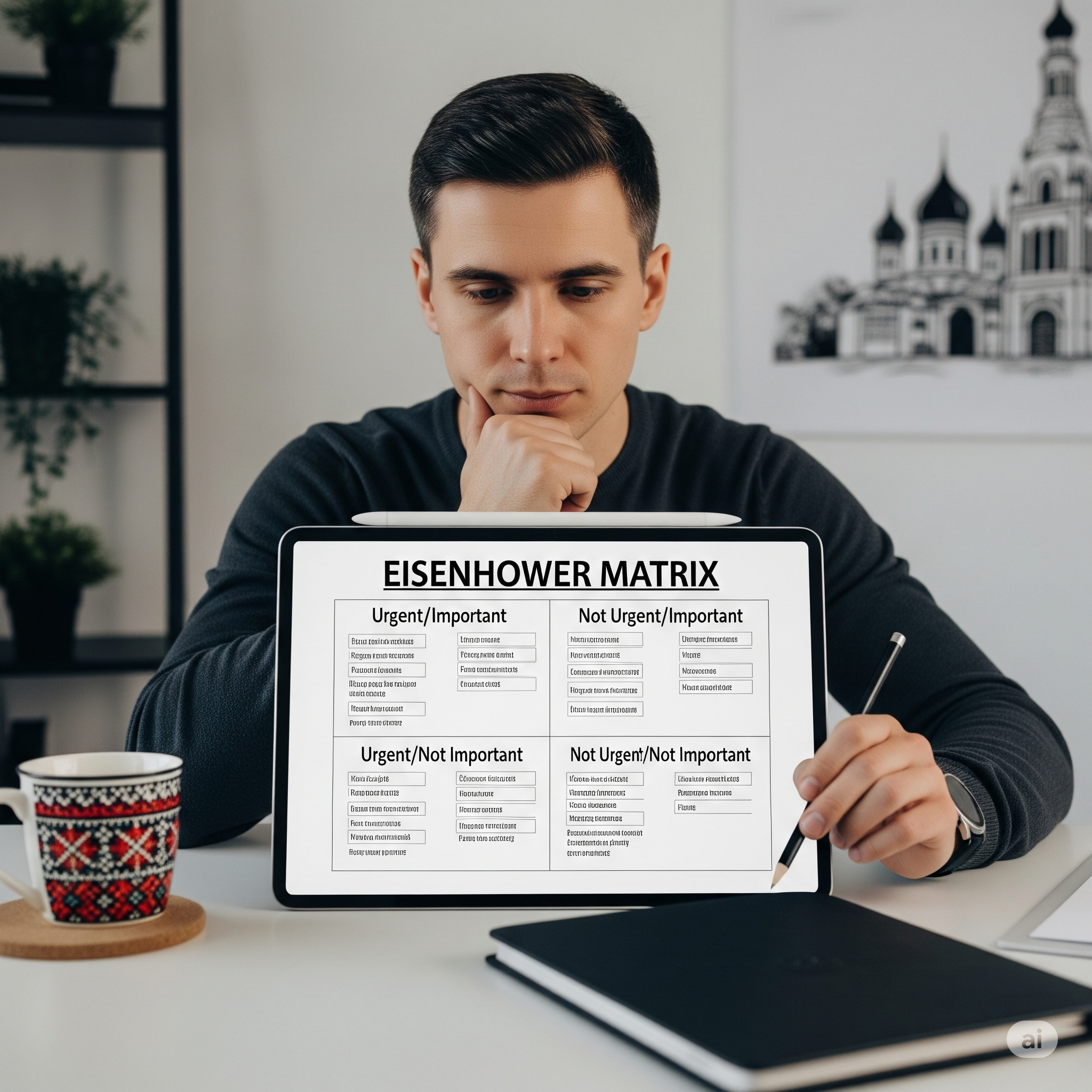 Як розставляти пріоритети за методом матриці Ейзенхауера: повний гід для українців Як розставляти пріоритети за методом матриці Ейзенхауера: повний гід для українців