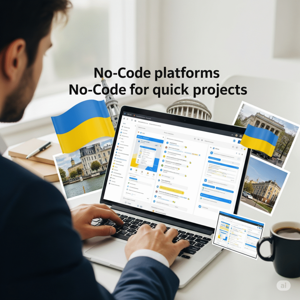 No-code платформи для швидкого створення проектів - Україна