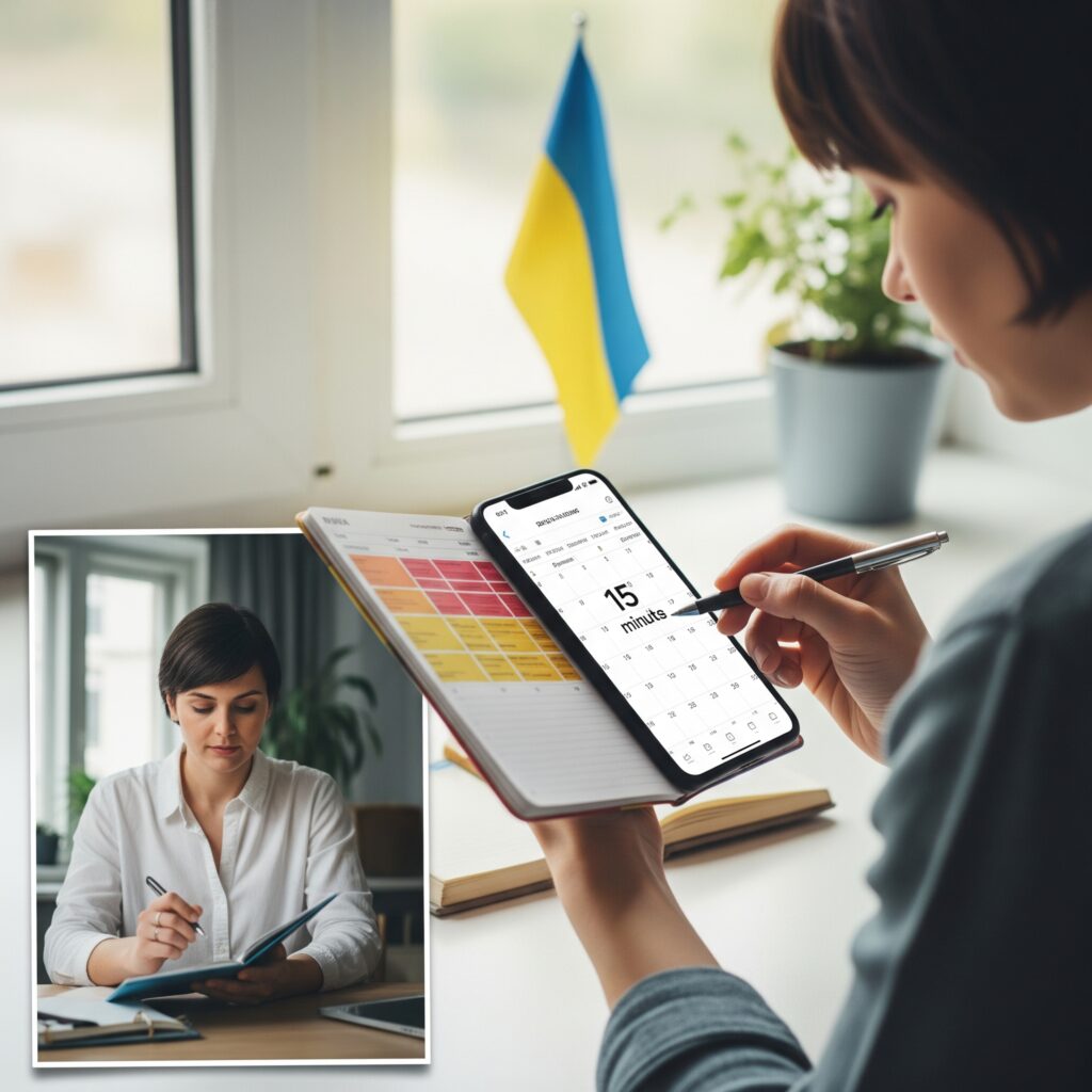 Планування дня за 15 хвилин - ефективний тайм-менеджмент для українців