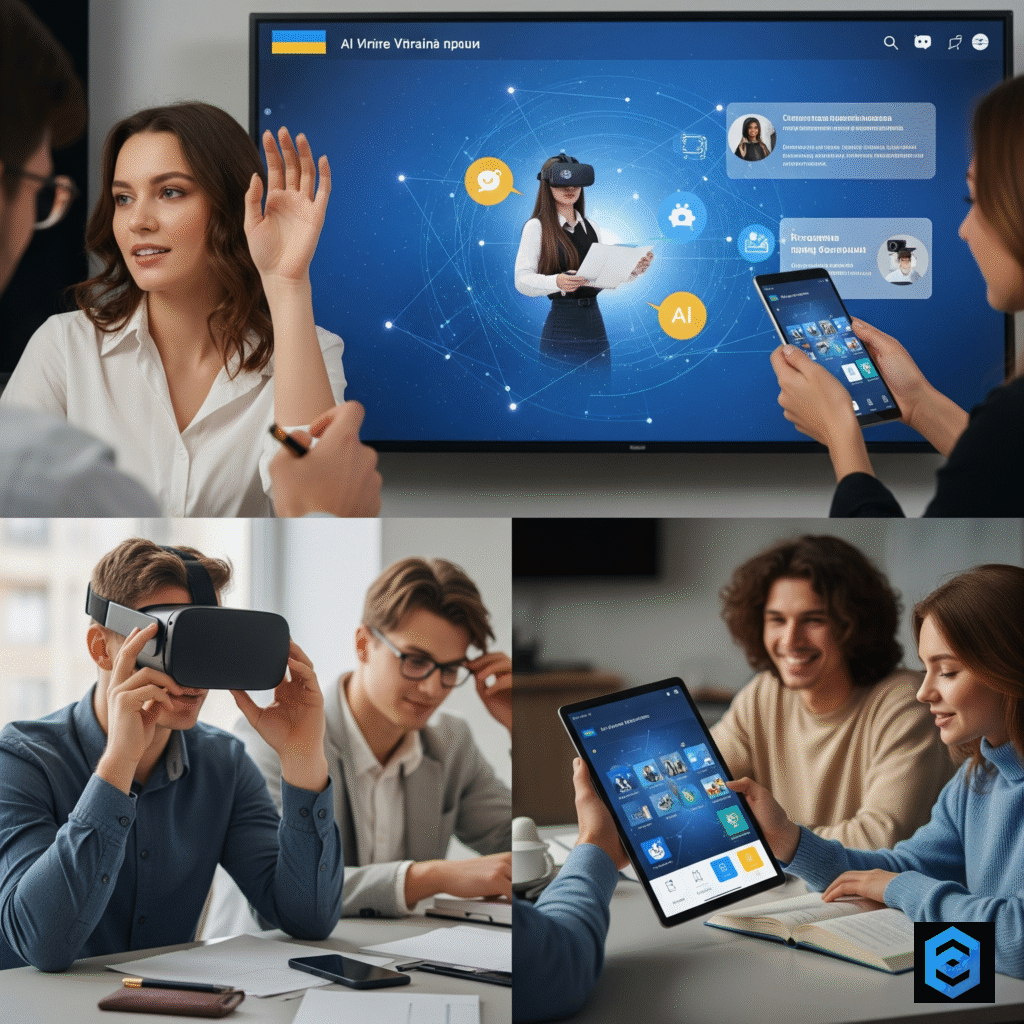 Інноваційні технології в онлайн освіті України - VR, AI, мобільні додатки