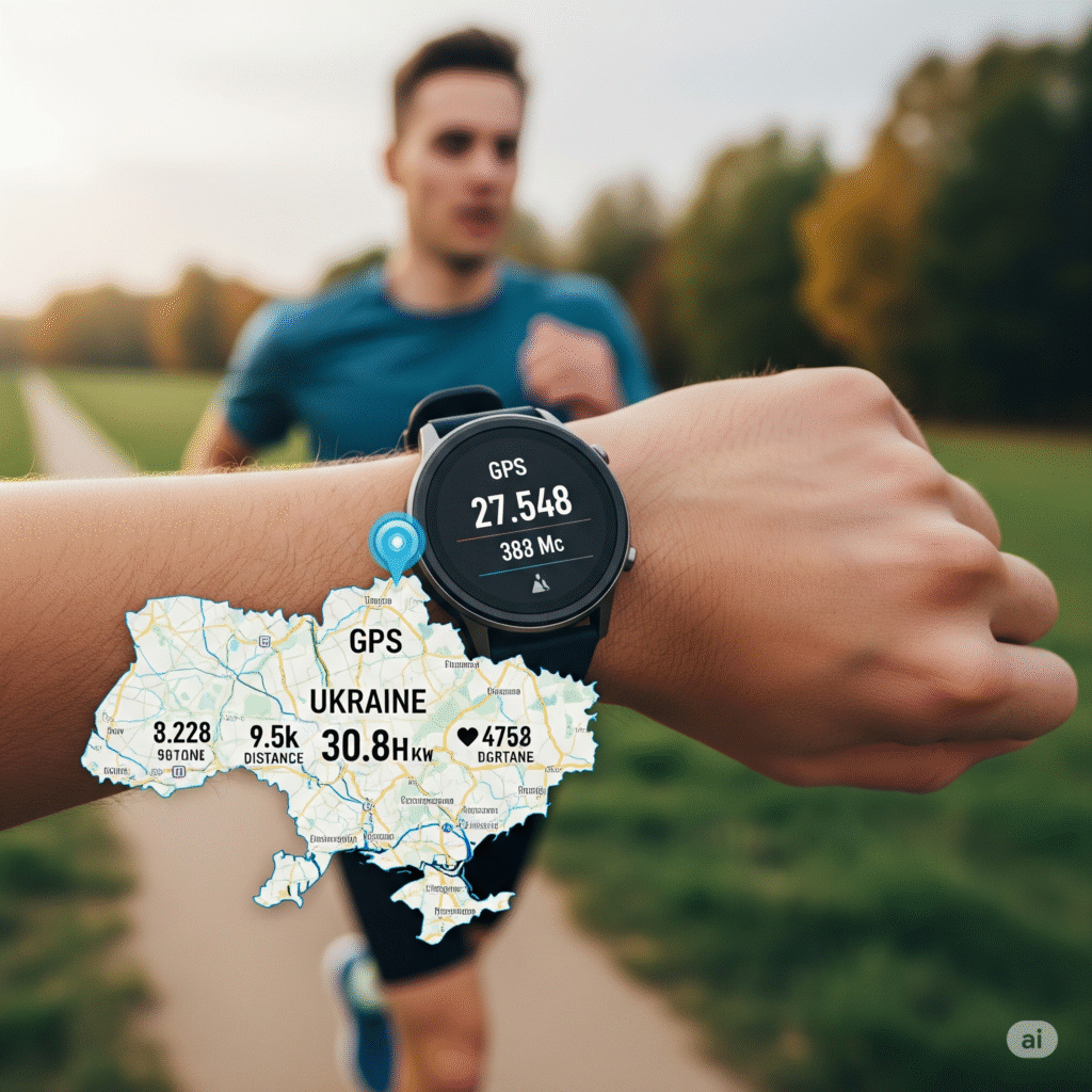 Умные часы для бега в Украине - GPS точность