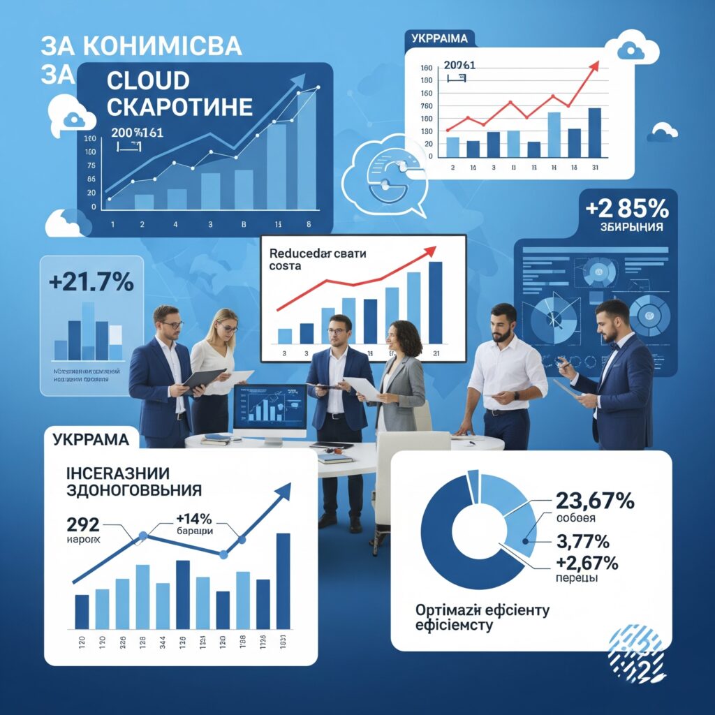 Экономические преимущества облачных сервисов для украинского бизнеса статистика