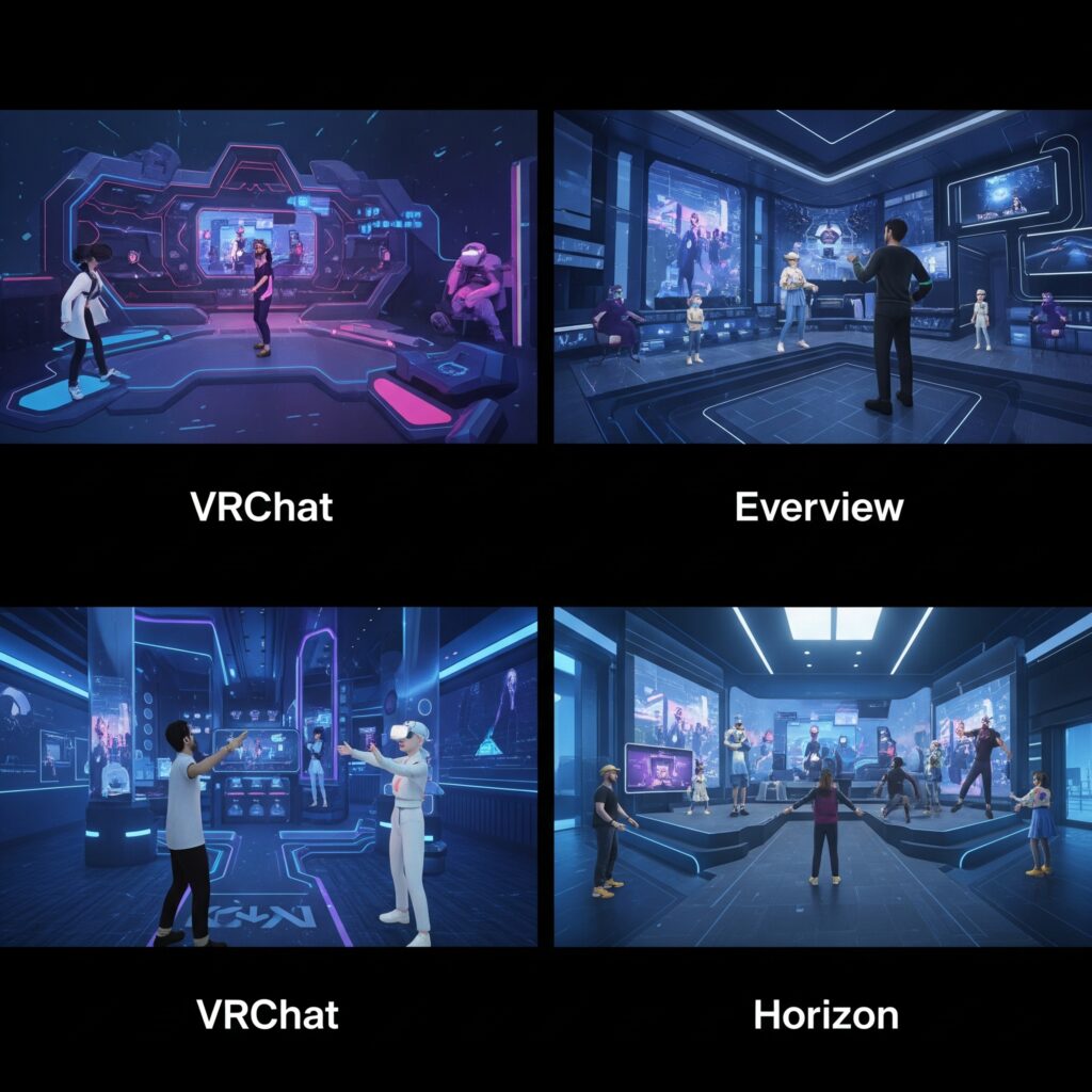Популярні платформи метавсесвіт VRChat Horizon - Огляд