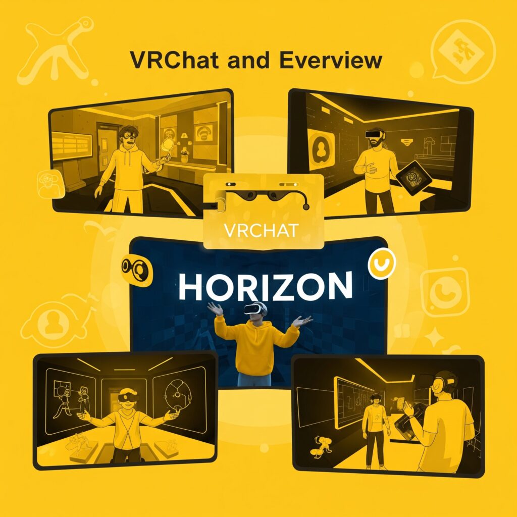 Популярні платформи метавсесвіт VRChat Horizon - Огляд