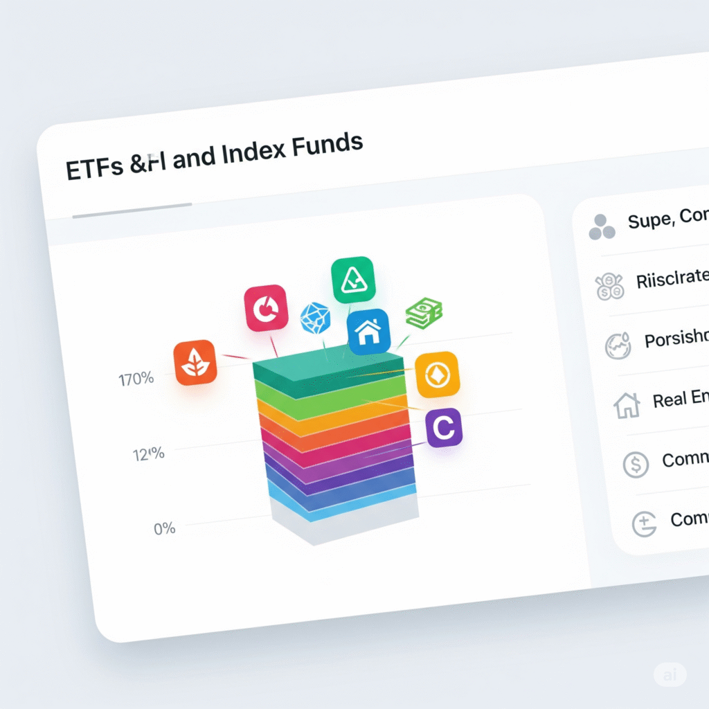 ETF та індексні фонди - Диверсифіковане інвестування