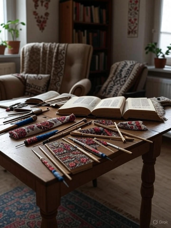 Затишний домашній куточок для хобі з рукоділлям та книгами - Домашні хобі Україна