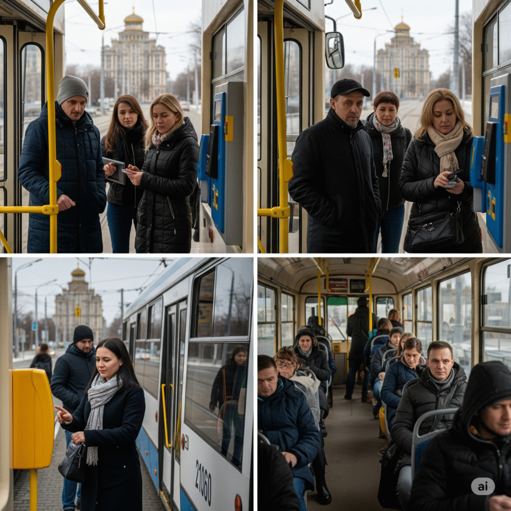Українці користуються громадським транспортом у Києві - економія транспортних витрат